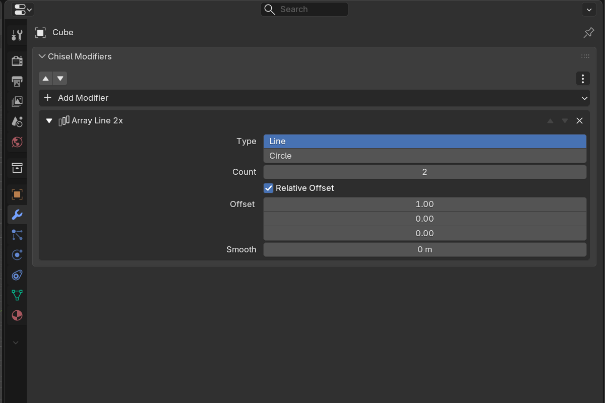 Array settings