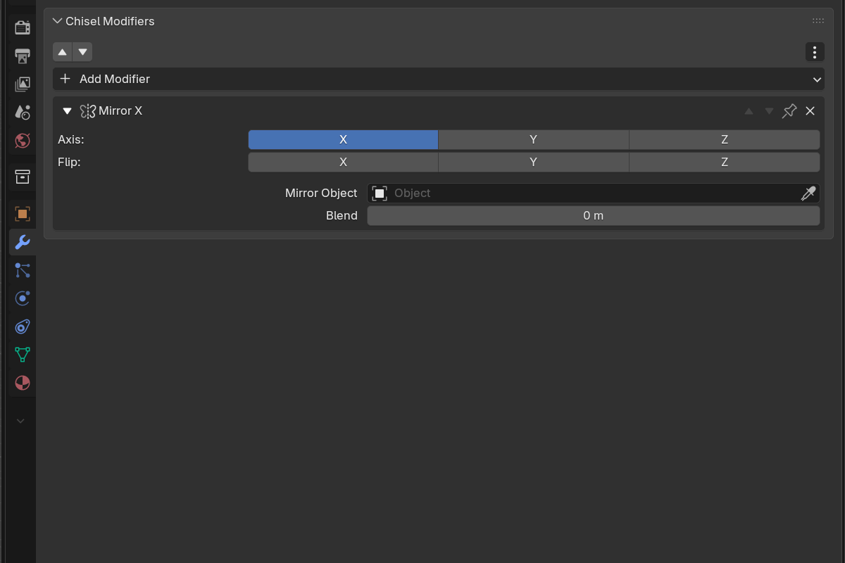 the Mirror modifier with the new Mirror Object field