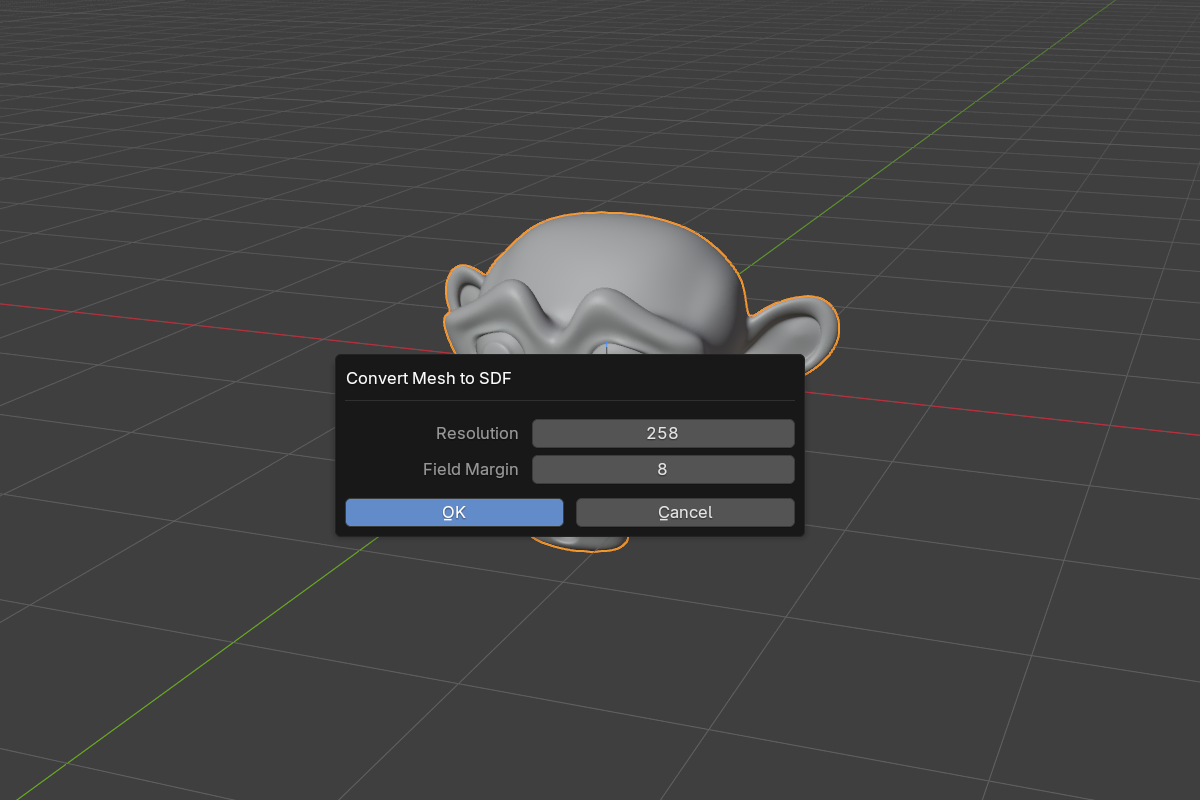Convert Mesh to SDF
